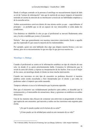 La consulta astrológica claudia rizzi | PDF