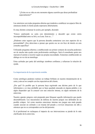 La consulta astrológica claudia rizzi | PDF