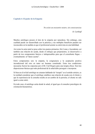 La consulta astrológica claudia rizzi | PDF