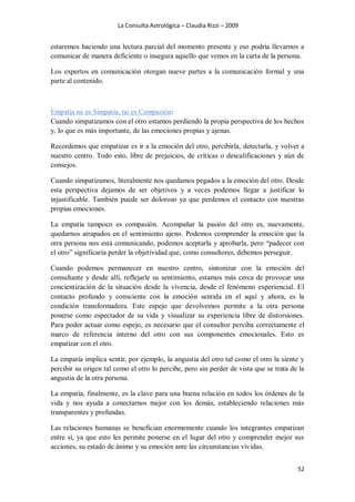 La consulta astrológica claudia rizzi | PDF