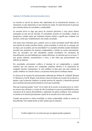La consulta astrológica claudia rizzi | PDF