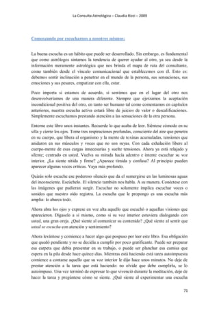 La consulta astrológica claudia rizzi | PDF