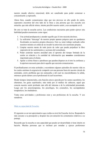 La consulta astrológica claudia rizzi | PDF