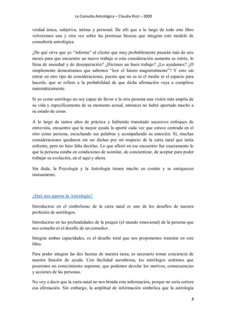La consulta astrológica claudia rizzi | PDF
