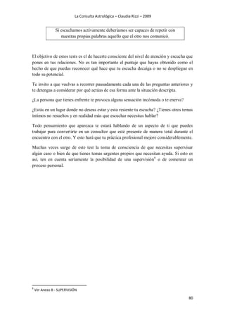 La consulta astrológica claudia rizzi | PDF