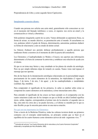 La consulta astrológica claudia rizzi | PDF