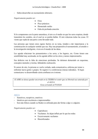 La consulta astrológica claudia rizzi | PDF