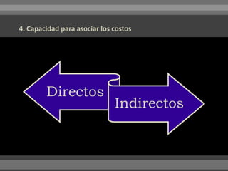 Directos
Indirectos
 
