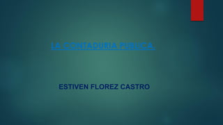 LA CONTADURIA PUBLICA.
ESTIVEN FLOREZ CASTRO
 