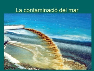 La contaminació del mar
 