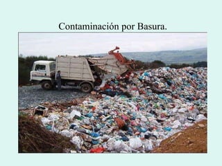 Contaminación por Basura. 