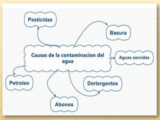 La contiminacion del agua