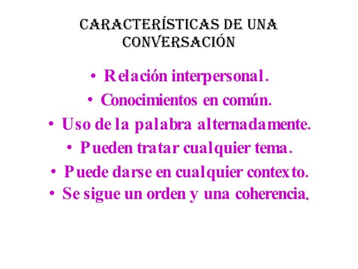 Resultado de imagen de La conversación