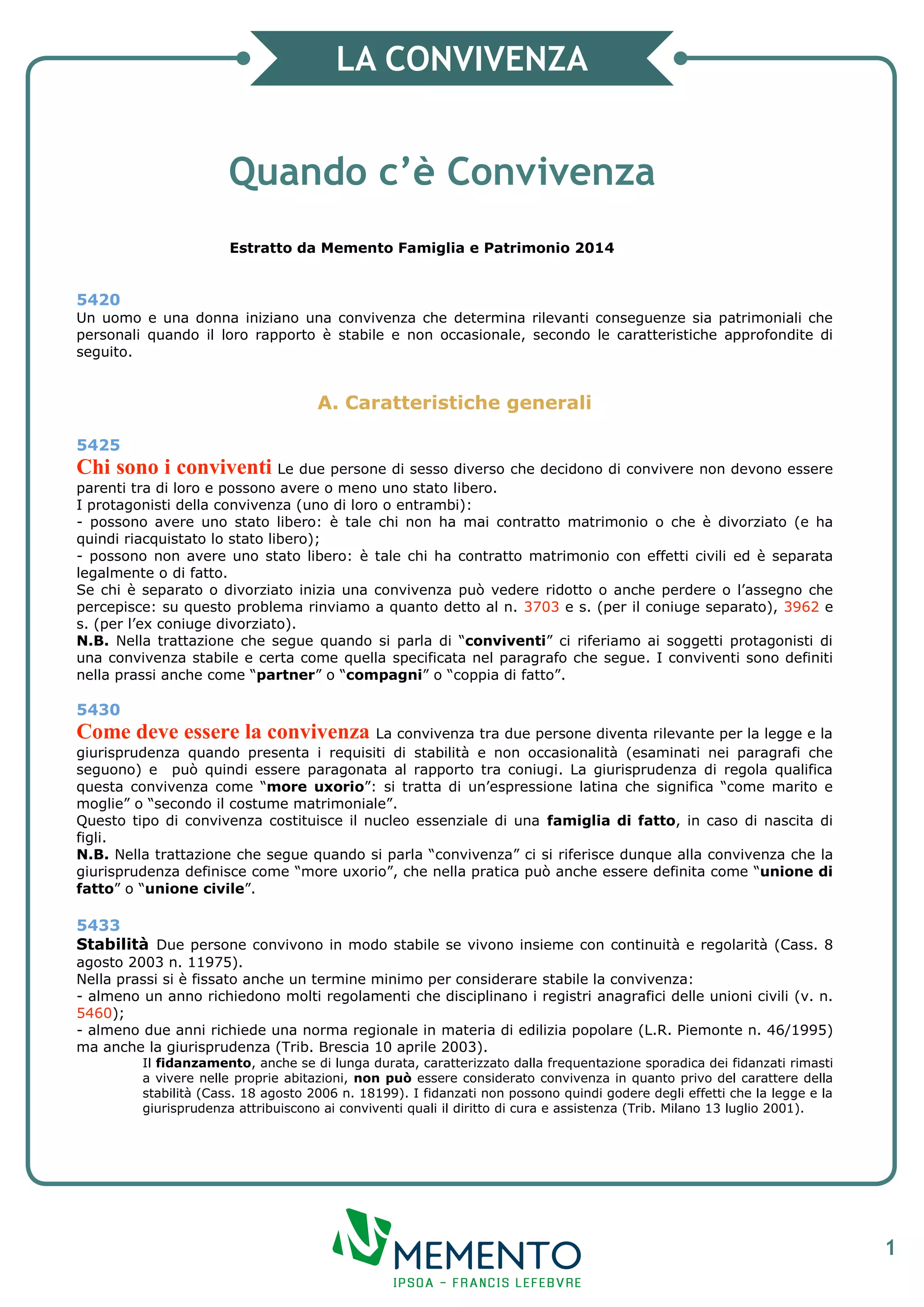 se due conviventi si lasciano a chi va la casa