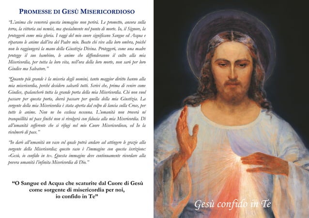 Litanie Alla Coroncina Della Divina Misericordia La coroncina della divina misericordia foglietto 2 | PPT