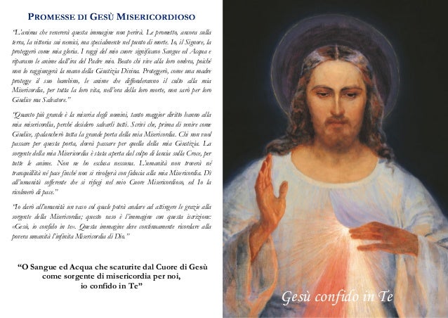 La Coroncina Della Divina Misericordia Foglietto 2