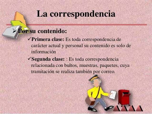 La correspondencia
