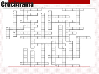 Crucigrama
 