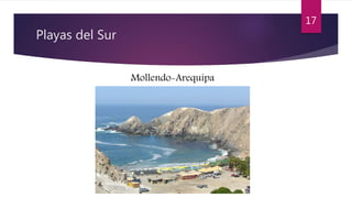 Playas del Sur
Mollendo-Arequipa
17
 