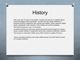 Lacoste case study | PPTX