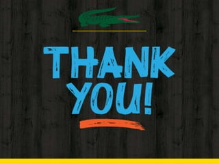 Lacoste PPT made by RAFAY