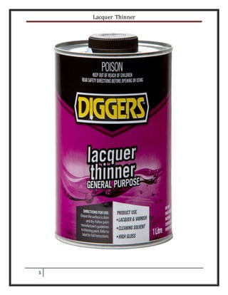 Lacquer Thinner
1
 