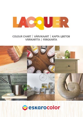 Eskarocolor Lacquer color table