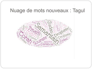 Nuage de mots nouveaux : Tagul
 