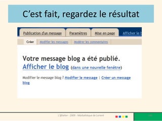 Créer son blog avec Blogger