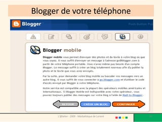 Créer son blog avec Blogger