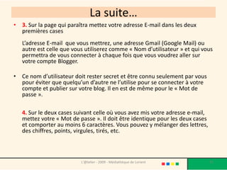 Créer son blog avec Blogger