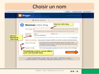 Créer son blog avec Blogger