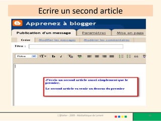 Créer son blog avec Blogger