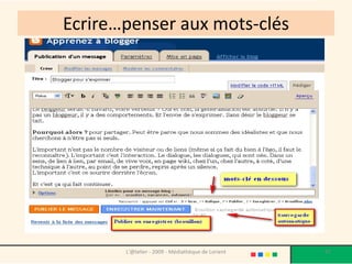 Créer son blog avec Blogger