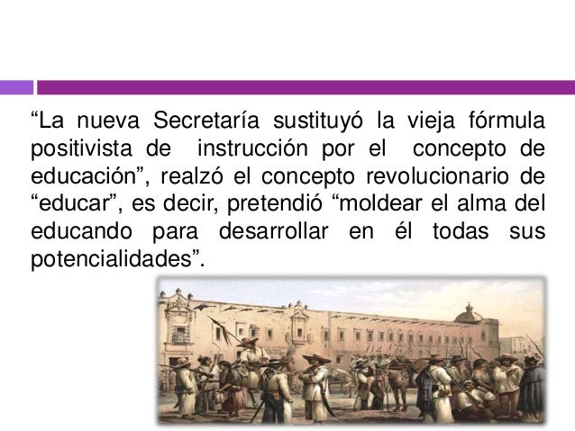 La creación de la Secretaria de Educación Publica