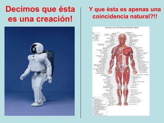 Decimos que ésta   Y que ésta es apenas una
                    coincidencia natural?!!
es una creación!
 