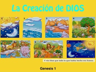 La Creación de DIOS
Genesis 1
 