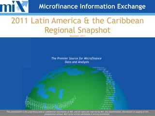 2011 Latin America & the Caribbean Regional Snapshot December 2011 