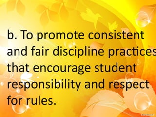 Strengthening Classroom Management and Discipline for Positive Student ...