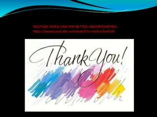 YOUTUBE VIDEO LINK FOR BETTER UNDERSTANDING -
https://www.youtube.com/watch?v=mxEvnZvxYyM
 