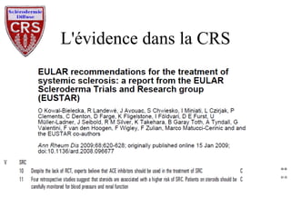 L'évidence dans la CRS 