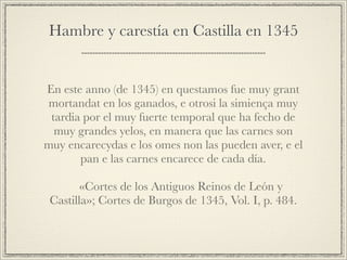 La crisis bajomedieval