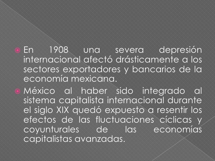 La crisis de 1907 1908. Exposición Luana Sánchez