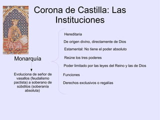 Castilla  por problemas internos detiene la Reconquista, permitiendo la existencia del Reino nasrí de Granada, el único musulmán. Las luchas entre nobleza y monarquía no impedirá el robustecimiento de ésta. 
