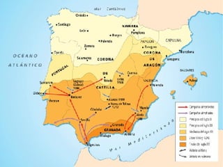 Crecimiento Demográfico importante Desarrollo Comercial y  Ganadero: la Mesta Proyección Atlántica: Islas Canarias Centralización progresiva de las instituciones Sociedad Nobleza Burguesía Ayuda a fortalecer el poder real Influencia social de las  oligarquías urbanas  y señoríos Independencia frente a las Cortes Enfrentamiento Con el rey Fortalecimiento Del poder del rey Letrados 