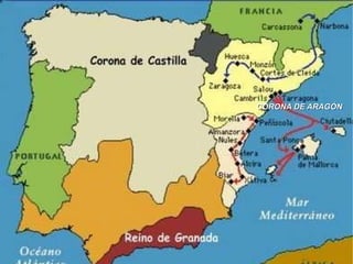 Crisis demográfica más profunda (más en  Cataluña) Los reyes  no lograron someter  a los grupos sociales poderosos No logra  unificar las instituciones Aragón Pactismo Expansión  en el Mediterráneo 