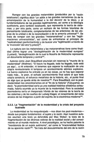 La crisis de la modernidad | PDF