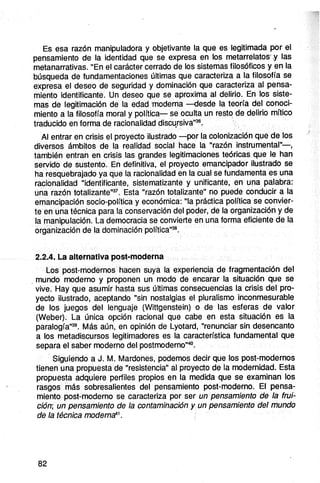 La crisis de la modernidad | PDF