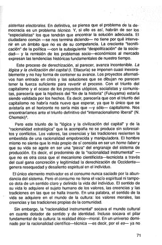 La crisis de la modernidad | PDF