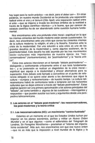La crisis de la modernidad | PDF